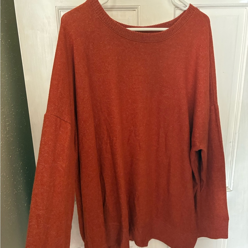 Rust Orange Sweater